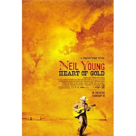 Pop Culture Graphics Pop Culture Graphics MOVEG2966 Neil Young - Heart of Gold Movie Poster Print; 27 x 40 MOVEG2966